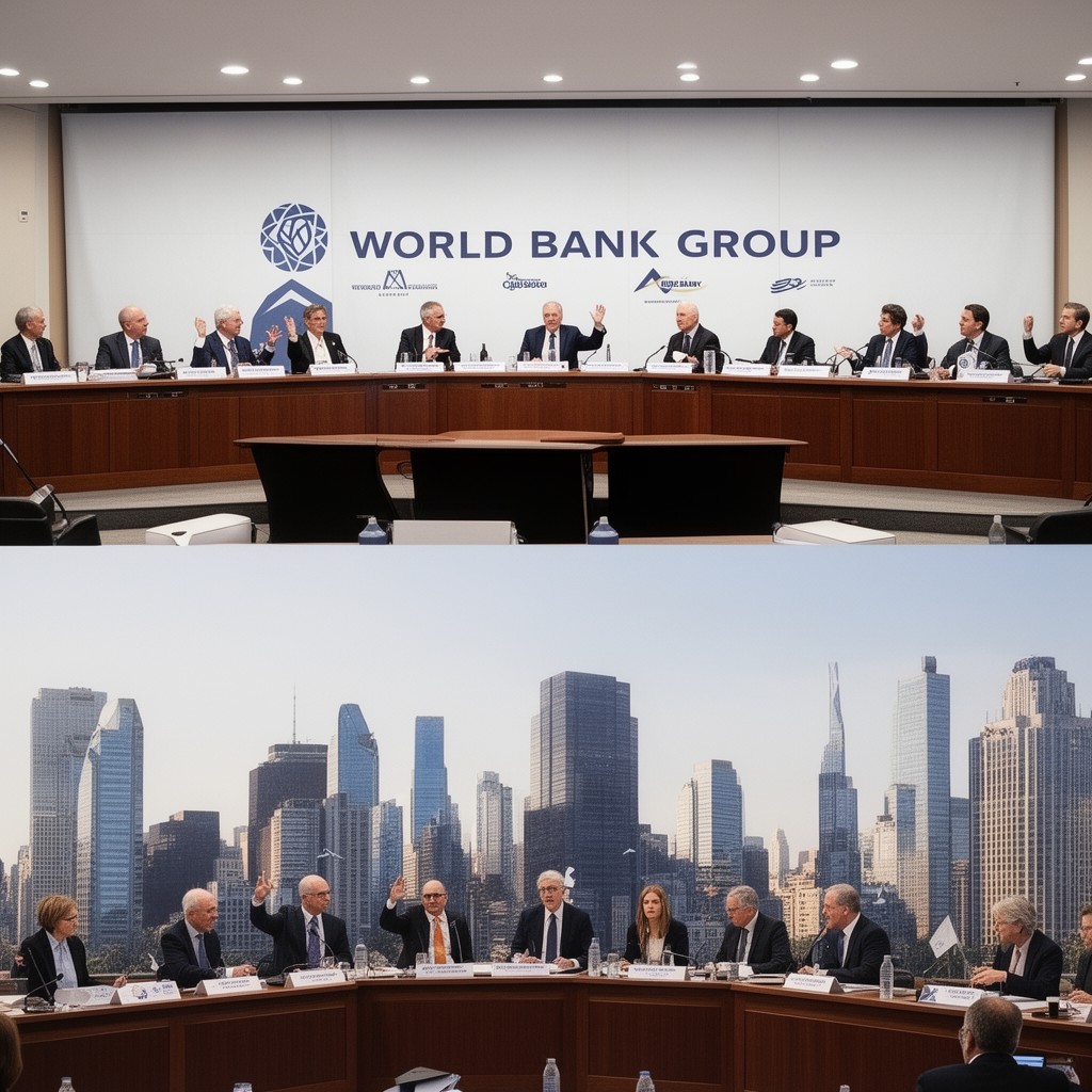 AI-generated illustration of World Bank Group Board of Governors