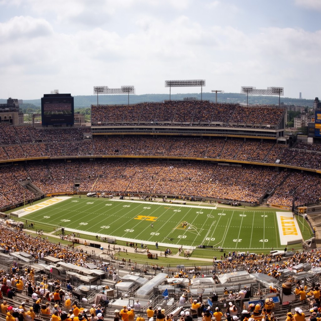 AI-generated illustration of Neyland Stadium