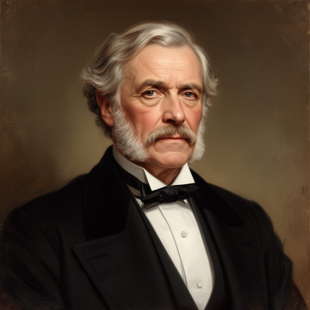 AI-generated illustration of William Ewart Gladstone