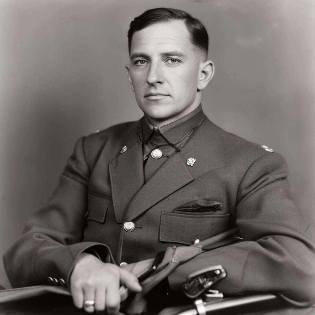 AI-generated illustration of Arthur MacArthur IV