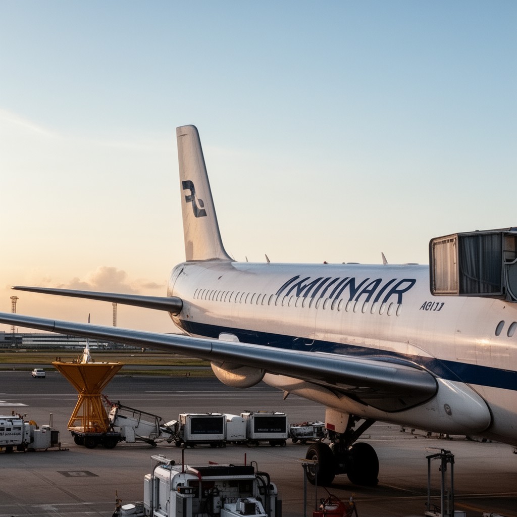 AI-generated illustration of Finnair