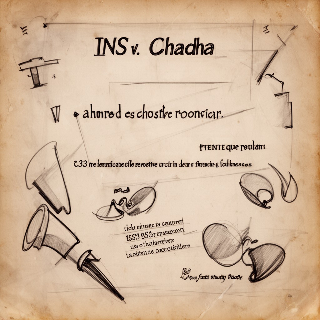 AI-generated illustration of INS v. Chadha