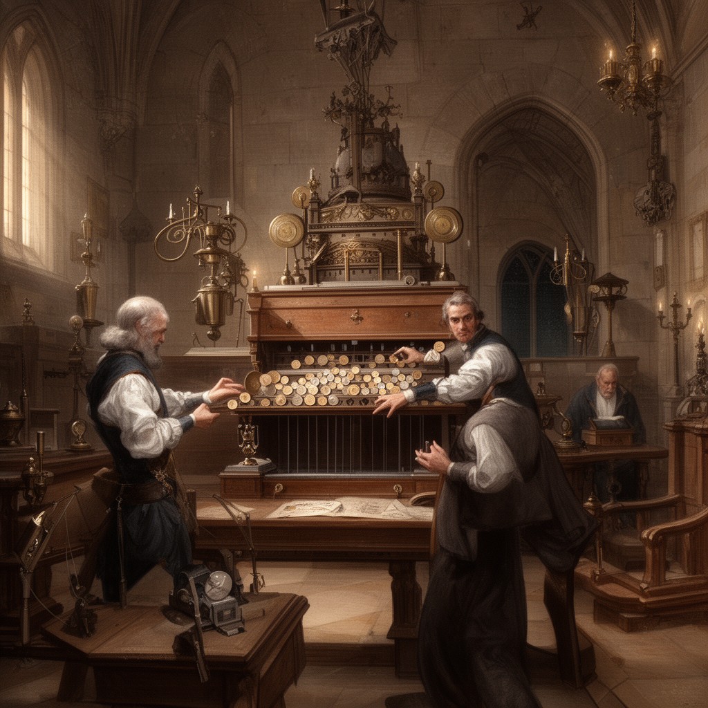 AI-generated illustration of Trial of the Pyx