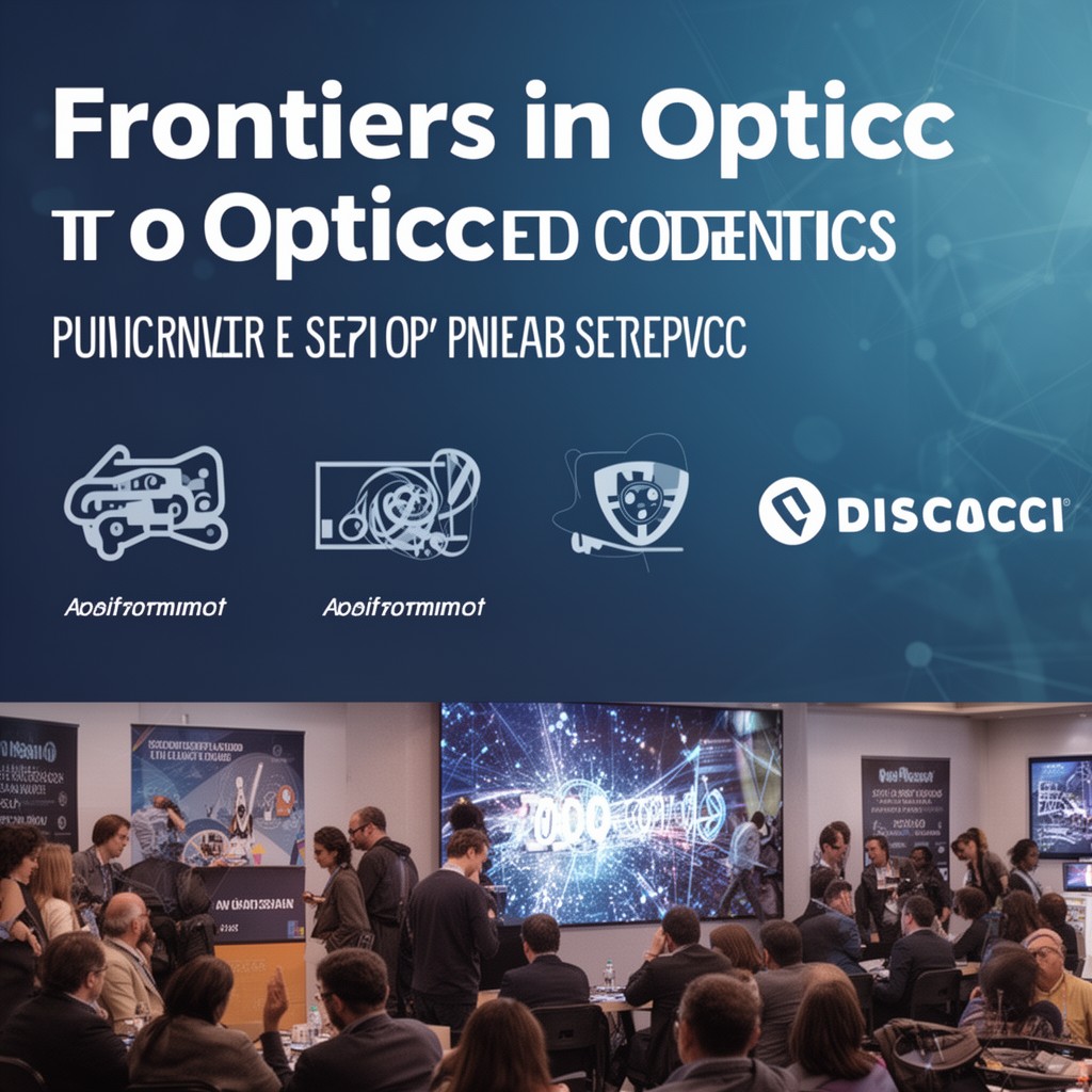AI-generated illustration of Frontiers in Optics conference