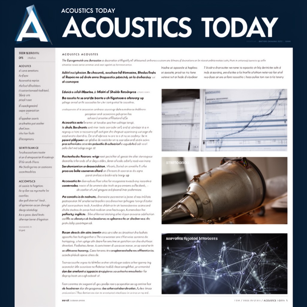AI-generated illustration of Acoustics Today