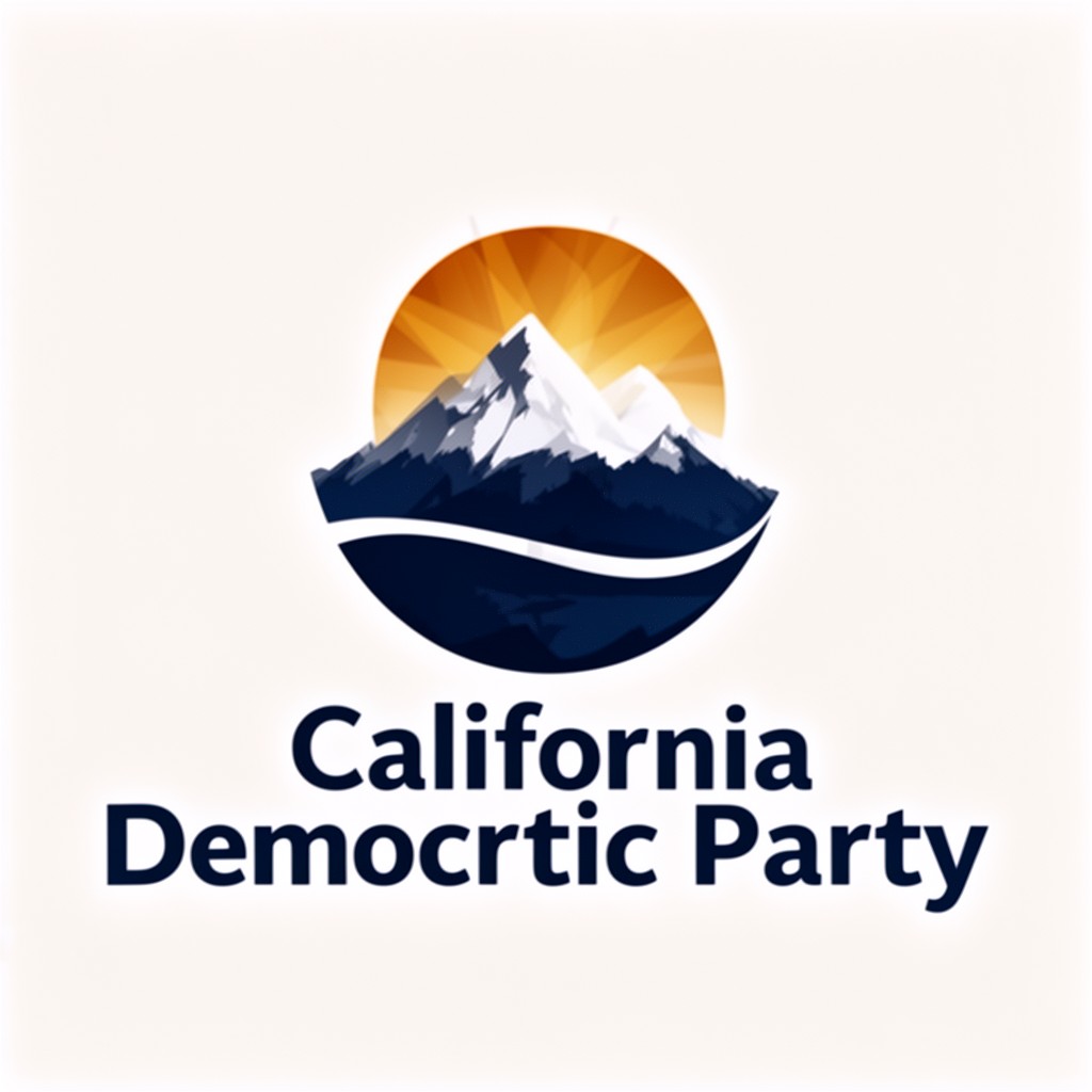 AI-generated illustration of California Democratic Party