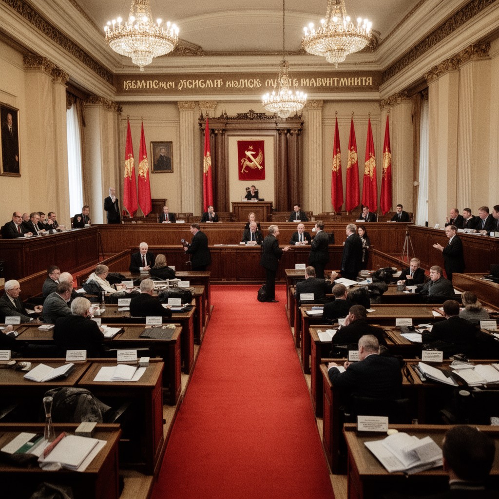 AI-generated illustration of Council of Ministers of the Soviet Union