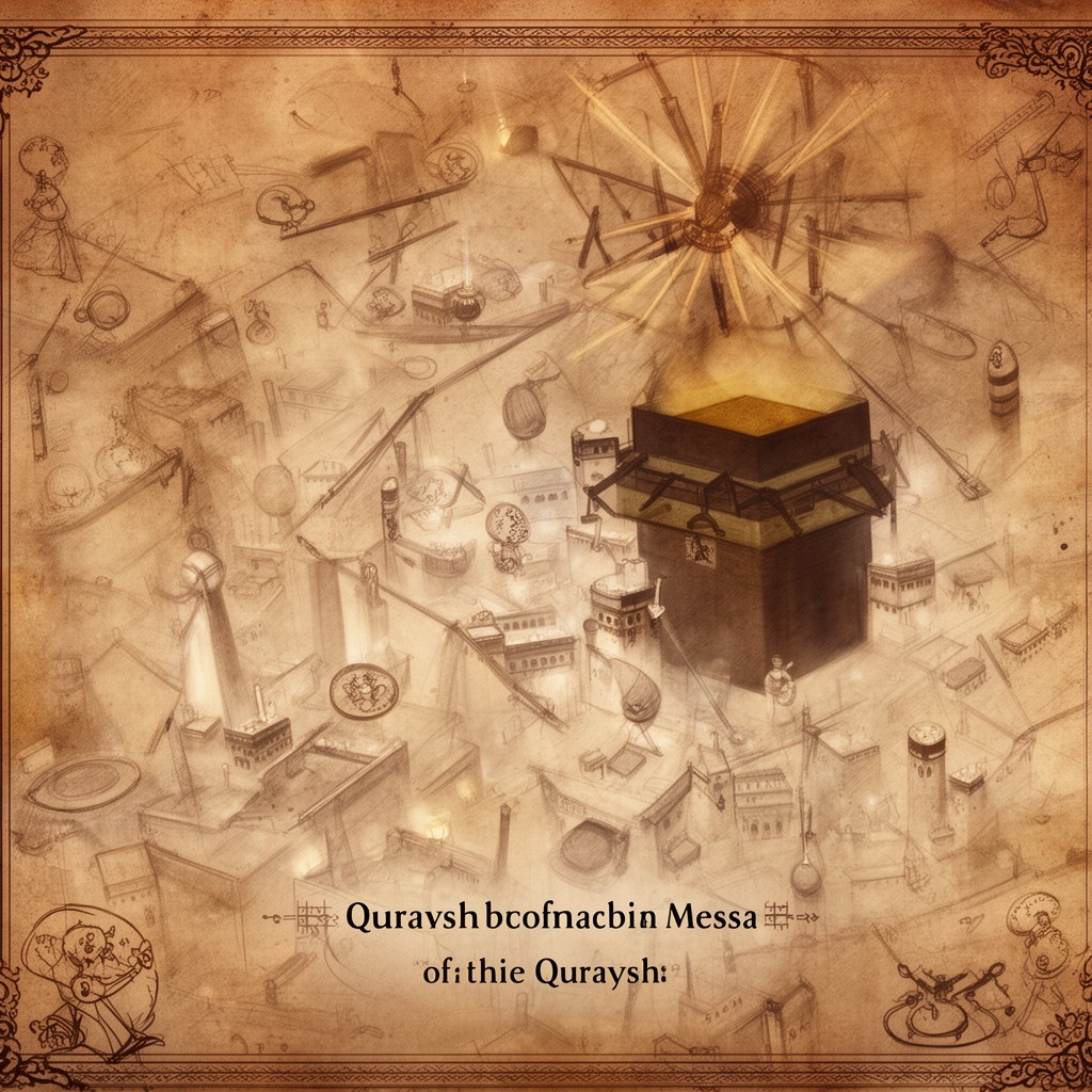AI-generated illustration of Quraysh