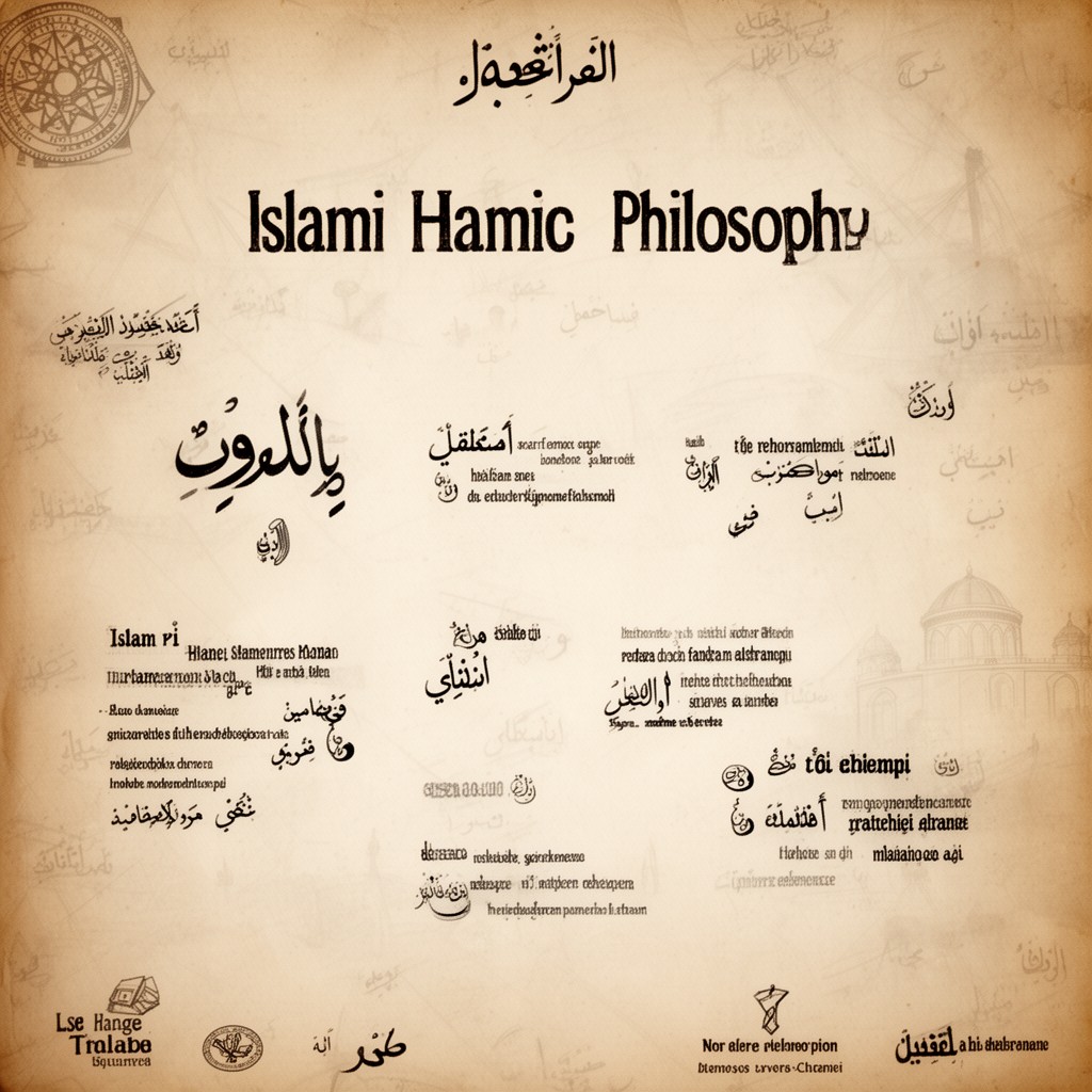 AI-generated illustration of Islamic philosophy