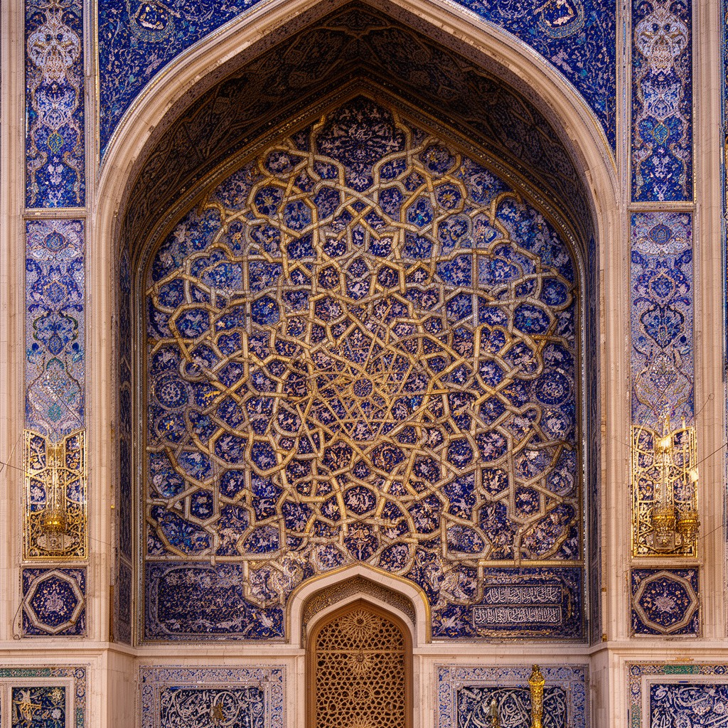 AI-generated illustration of Islamic art