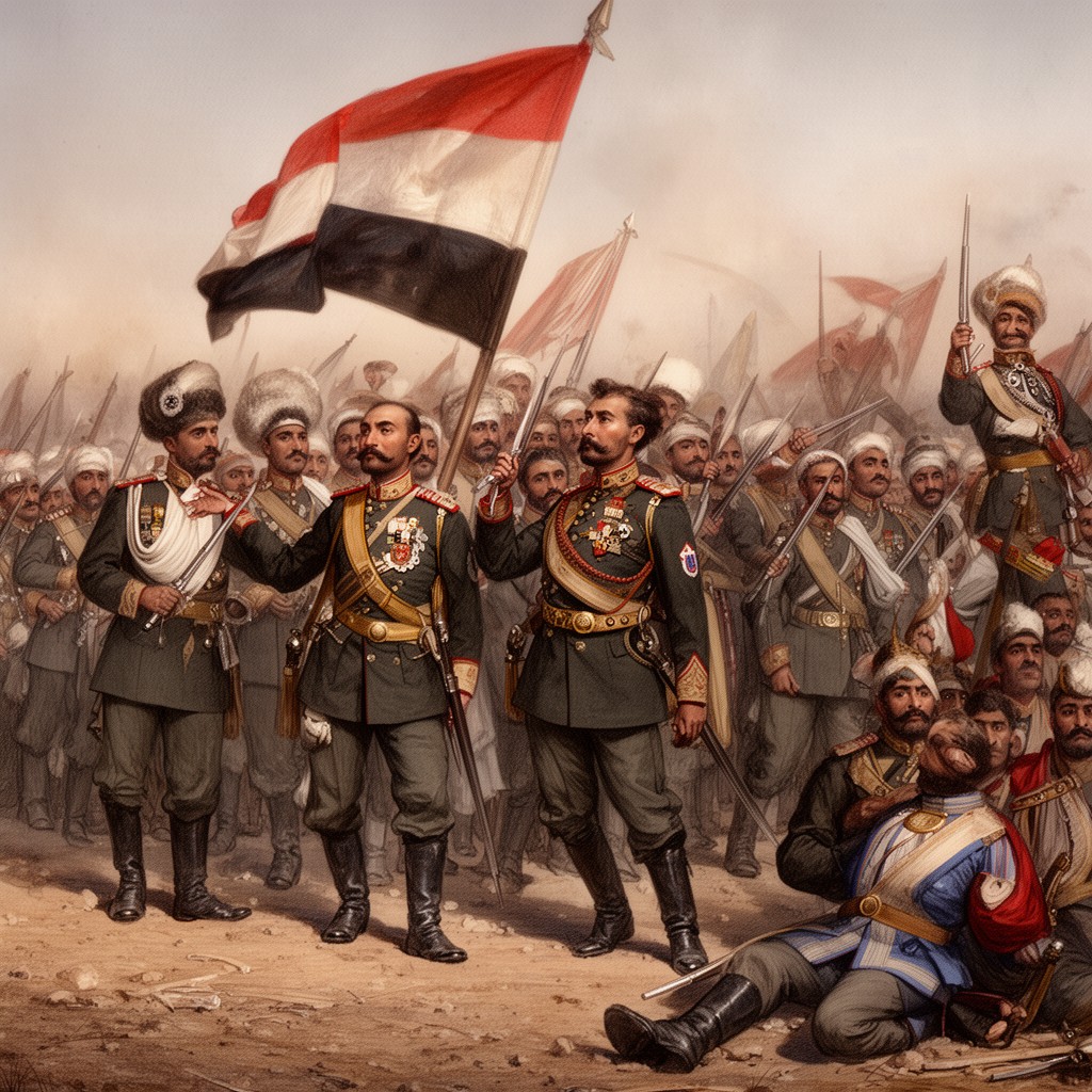 AI-generated illustration of Army of Muhammad Ali