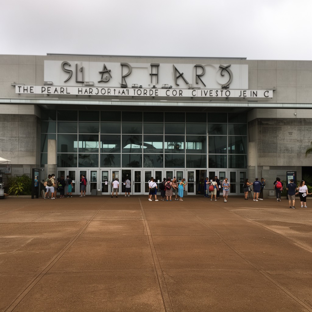 AI-generated illustration of Pearl Harbor Visitor Center