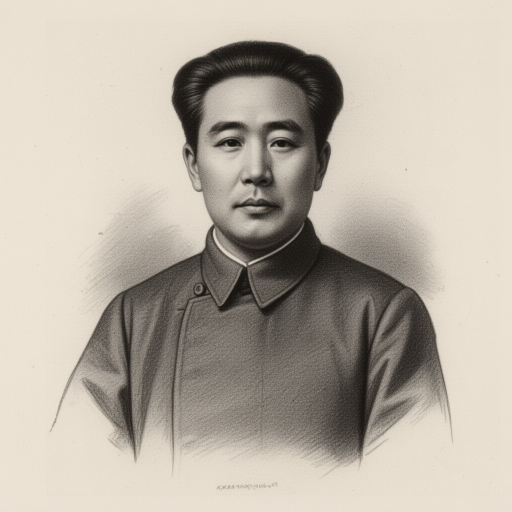 AI-generated illustration of Kim Hyong-jik