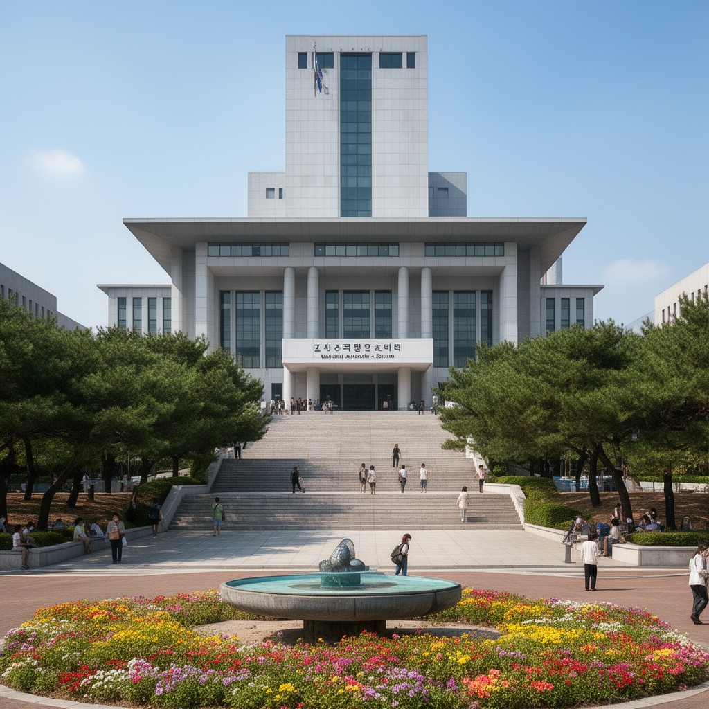 AI-generated illustration of National Assembly of South Korea
