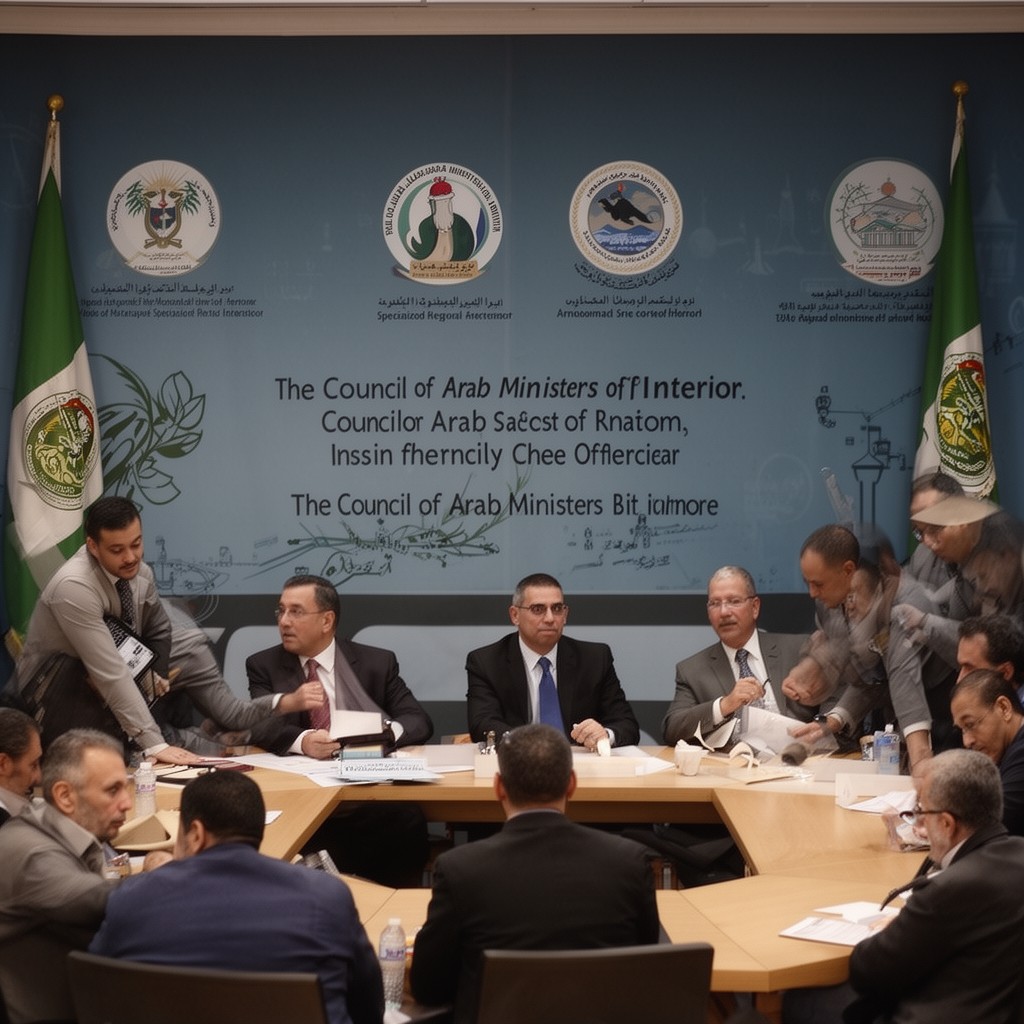 AI-generated illustration of Council of Arab Ministers of Interior