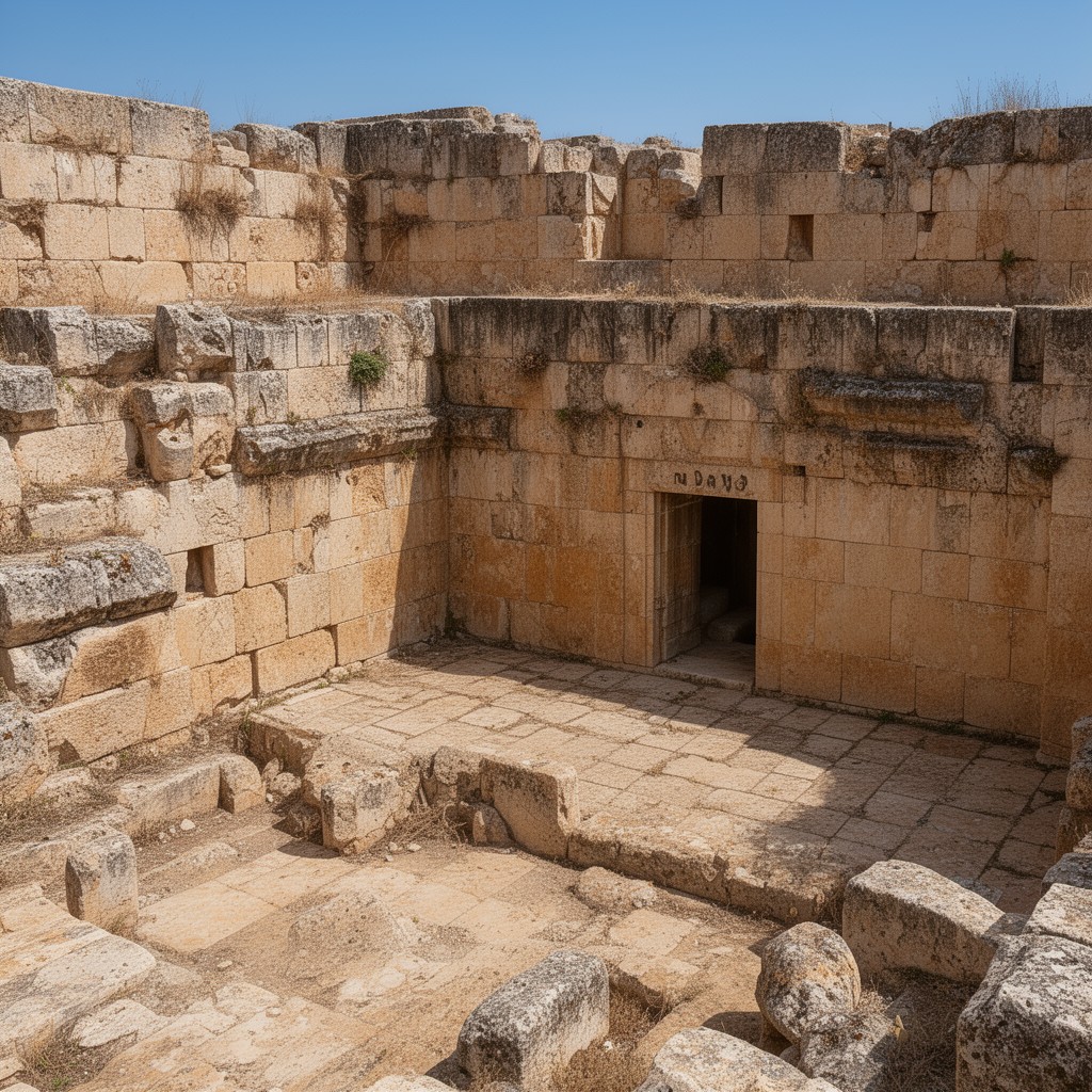 AI-generated illustration of Herodian enclosure