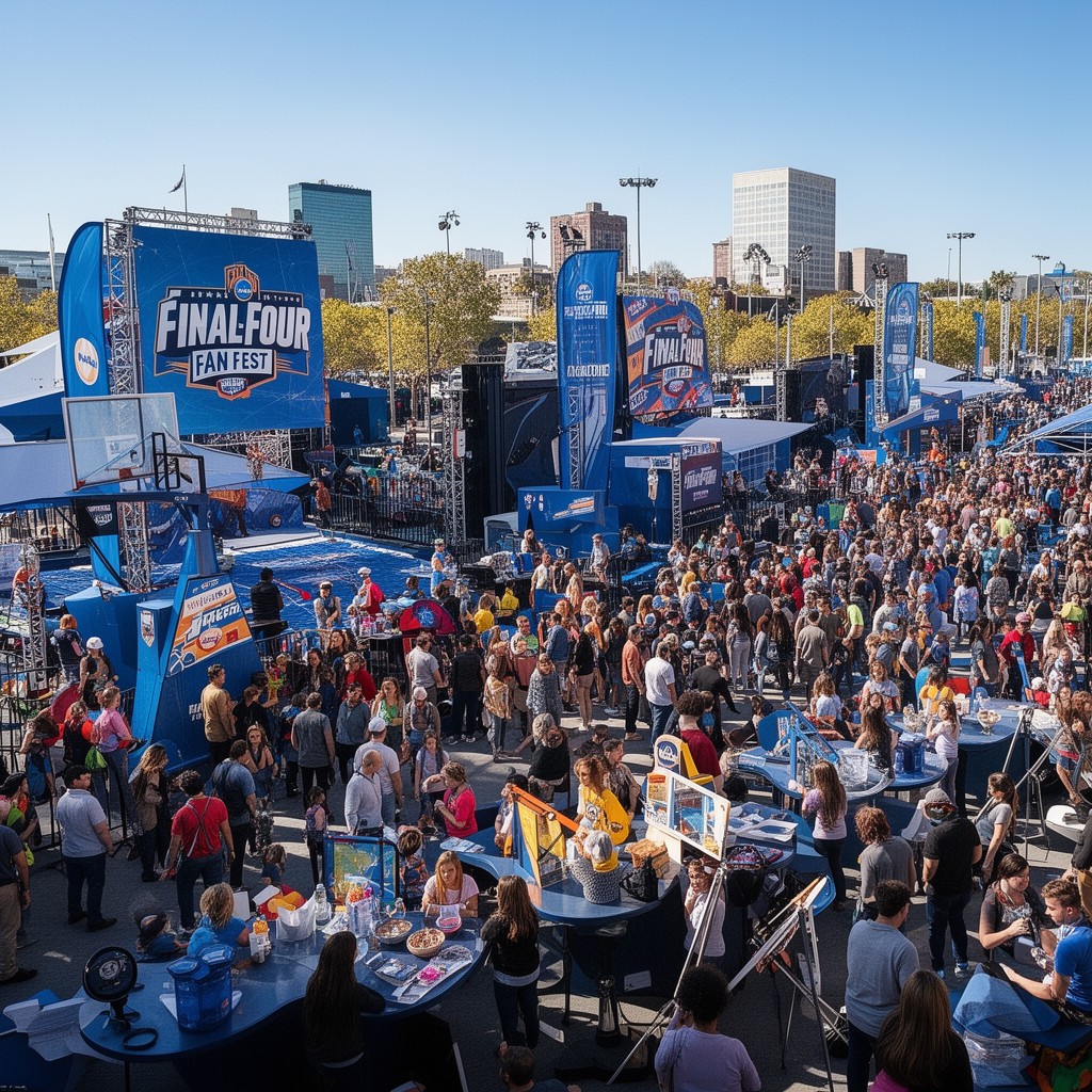 AI-generated illustration of Final Four Fan Fest