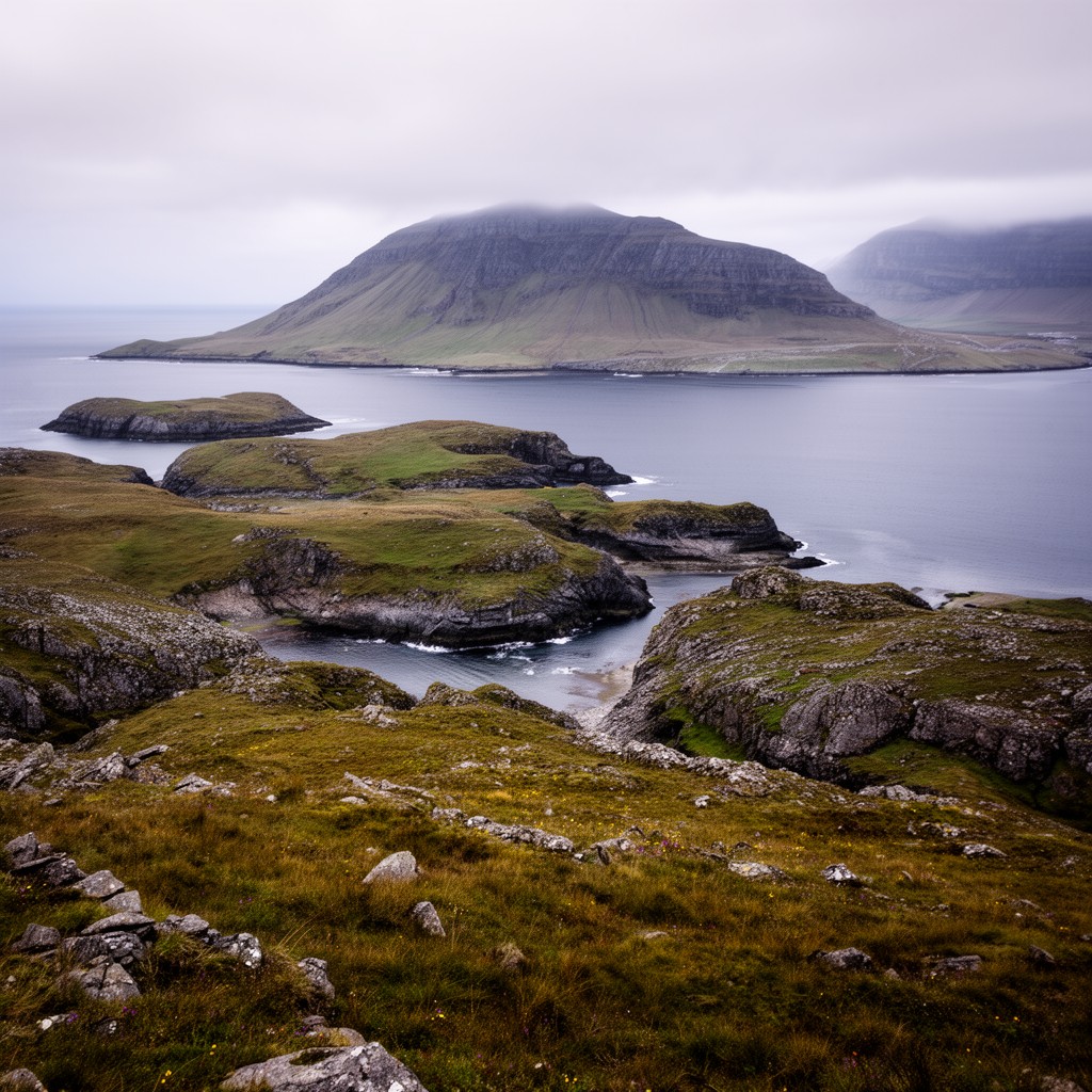 AI-generated illustration of Scottish Islands