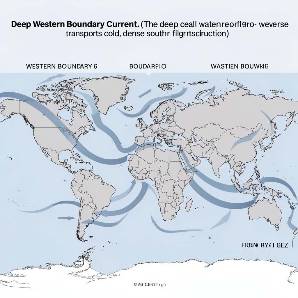 AI-generated illustration of Deep Western Boundary Current