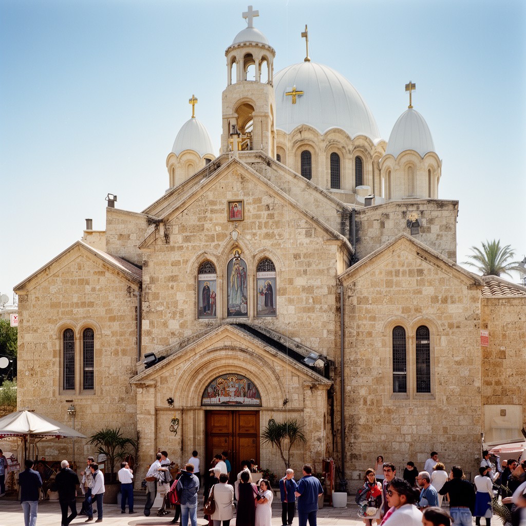 AI-generated illustration of Greek Orthodox Church of the Annunciation