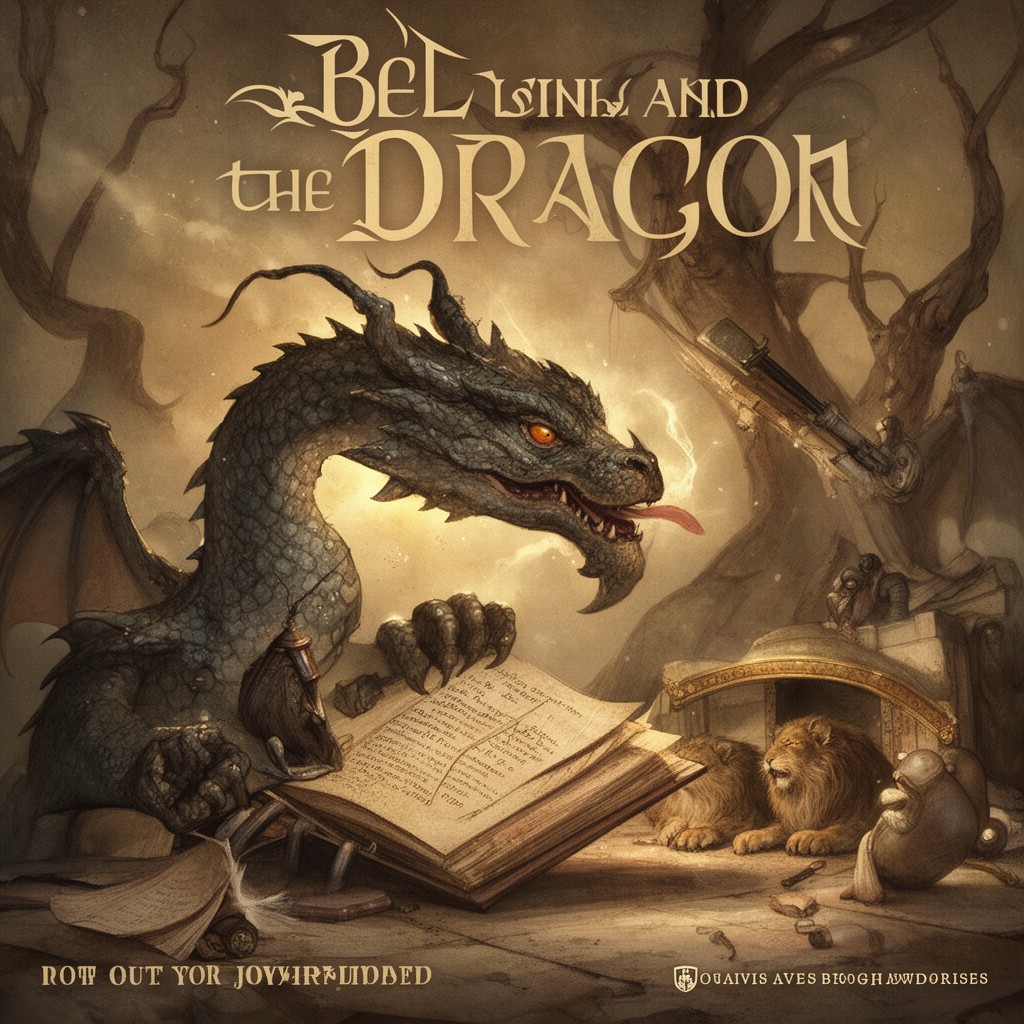 AI-generated illustration of Bel and the Dragon