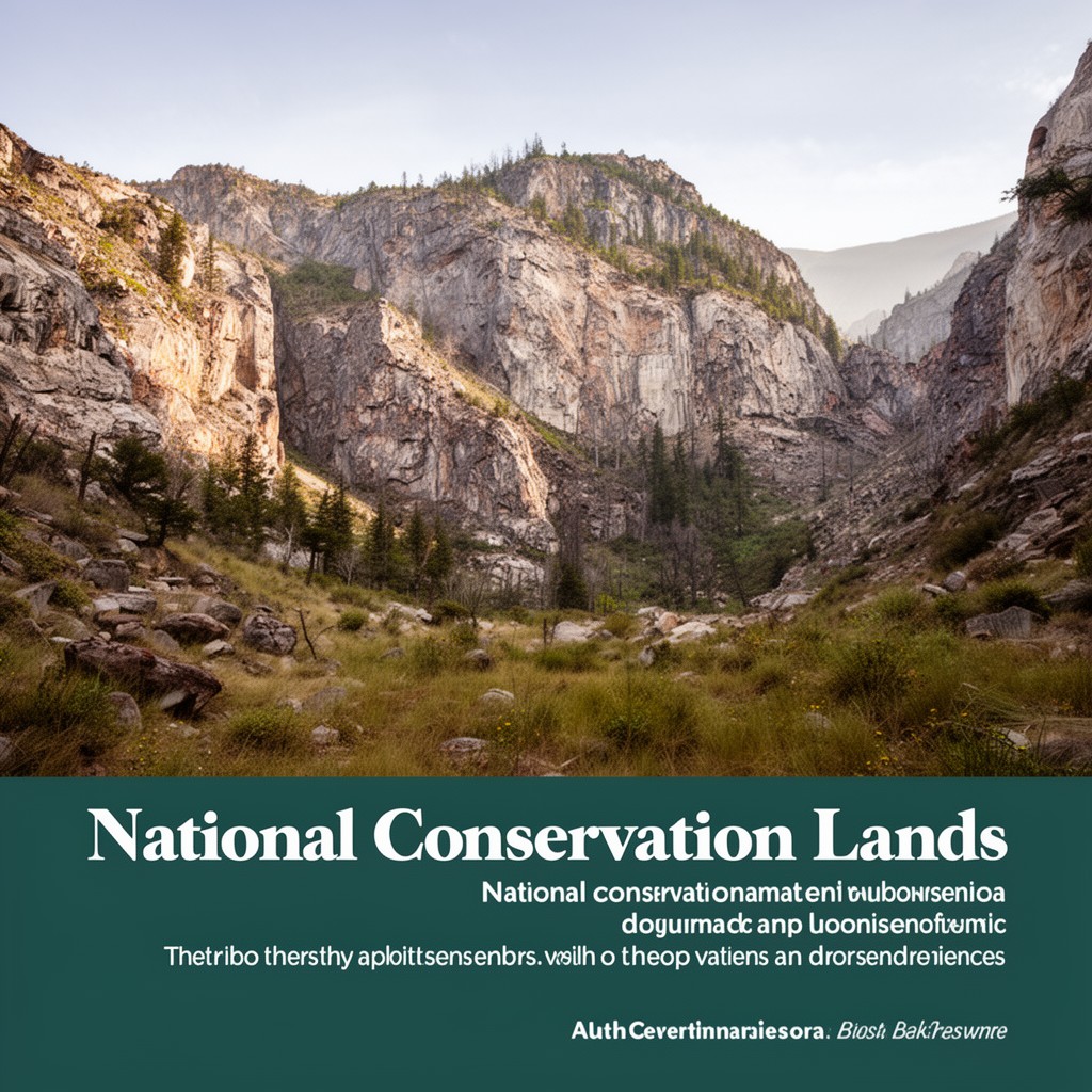 AI-generated illustration of National Conservation Lands