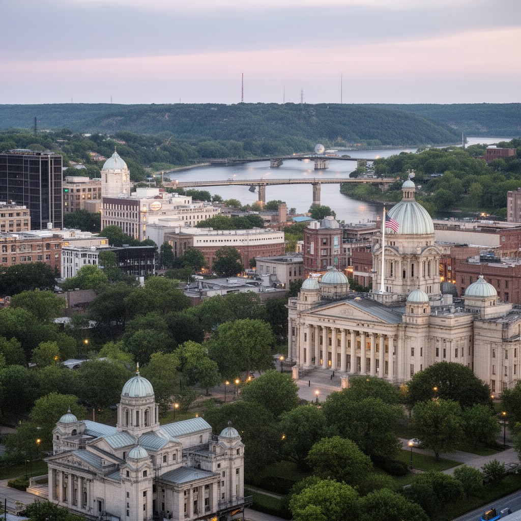 AI-generated illustration of Jefferson City, Missouri