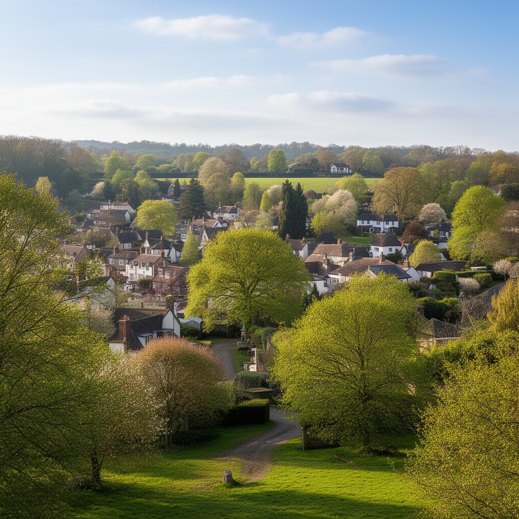 AI-generated illustration of Haslemere
