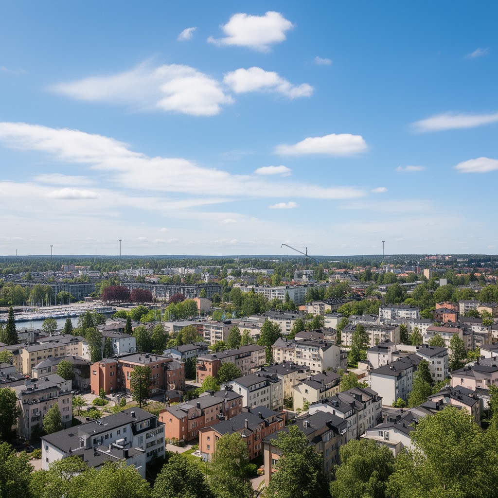 AI-generated illustration of Sollentuna Municipality