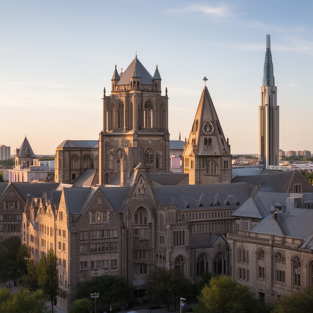AI-generated illustration of University of Ottawa