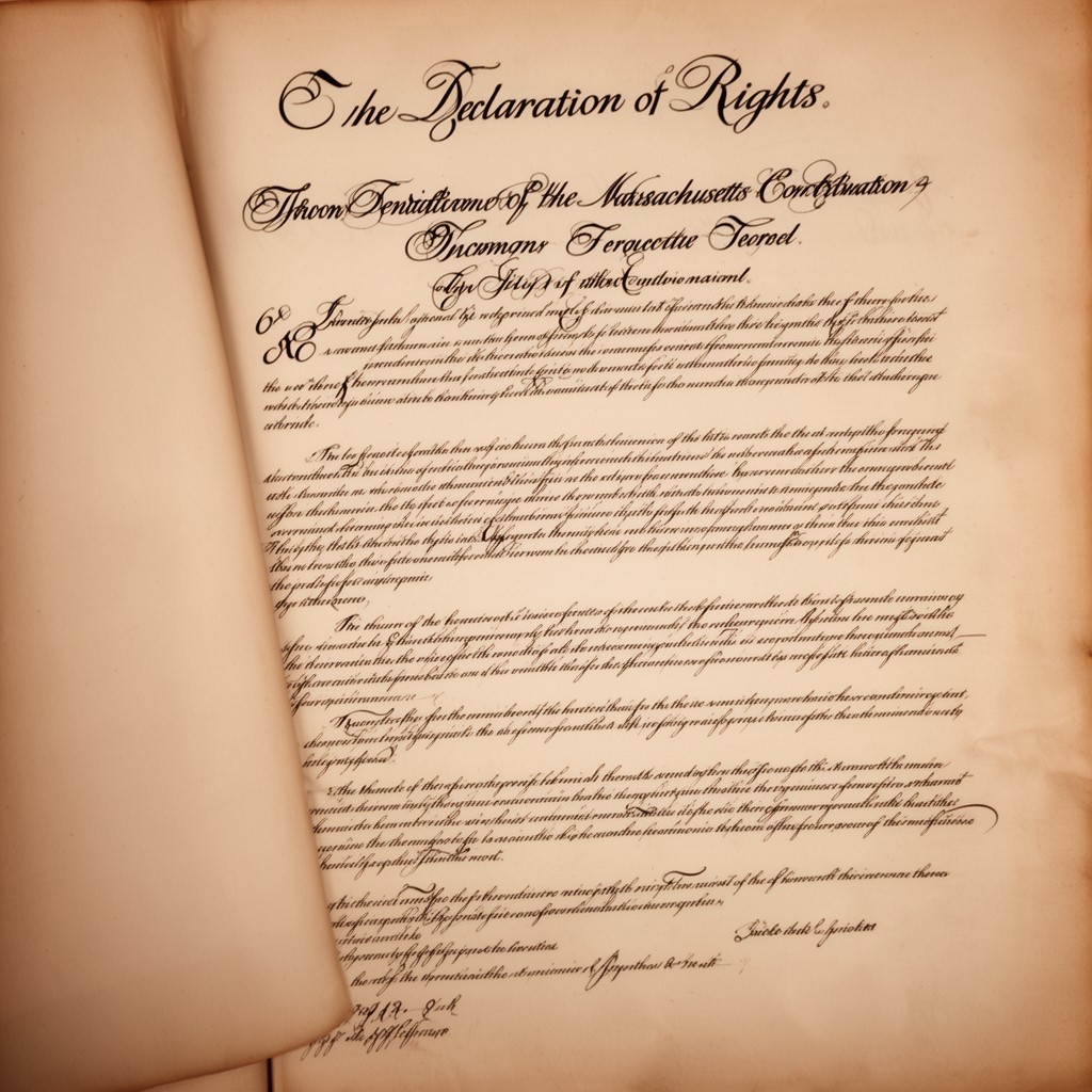 AI-generated illustration of Declaration of Rights