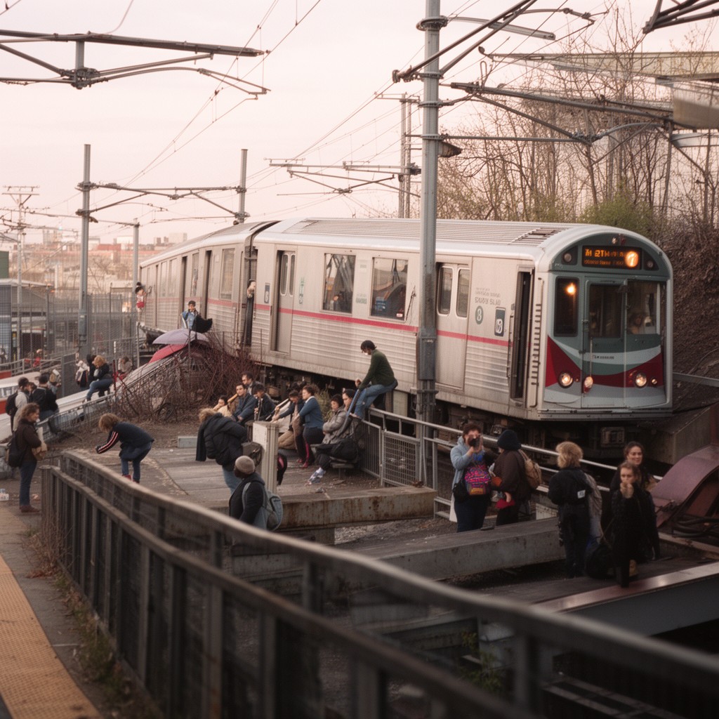 AI-generated illustration of Staten Island Railway