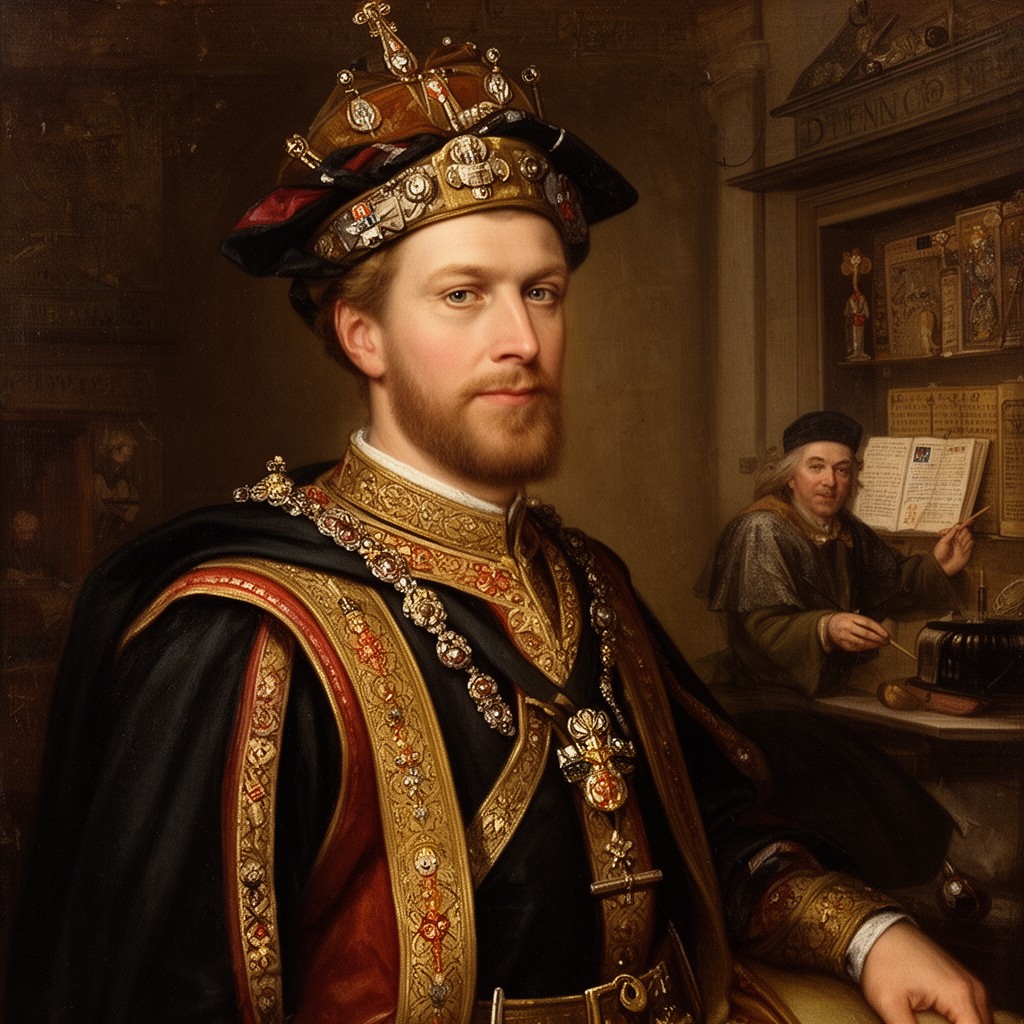 AI-generated illustration of King Henry VI of England