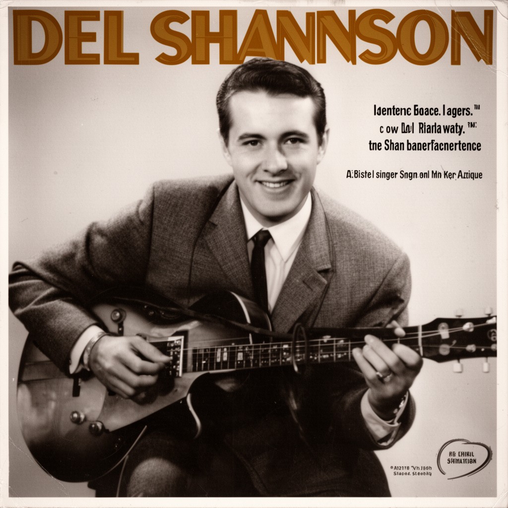 AI-generated illustration of Del Shannon