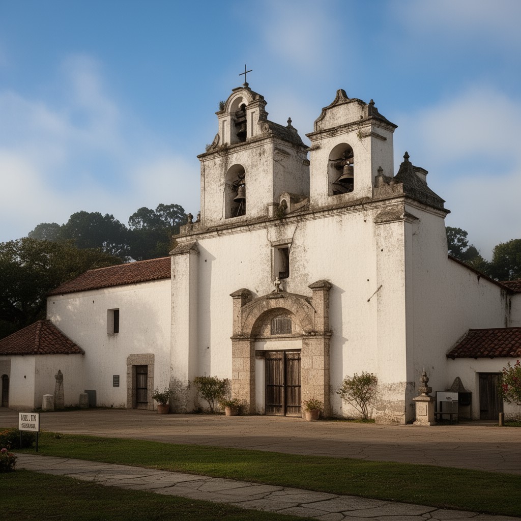 AI-generated illustration of Mission San Rafael Arcángel