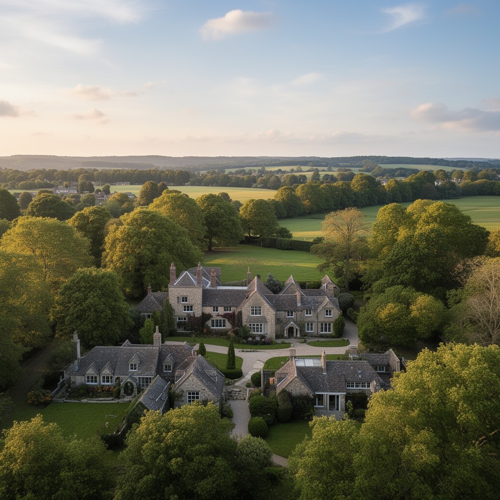 AI-generated illustration of Windlesham