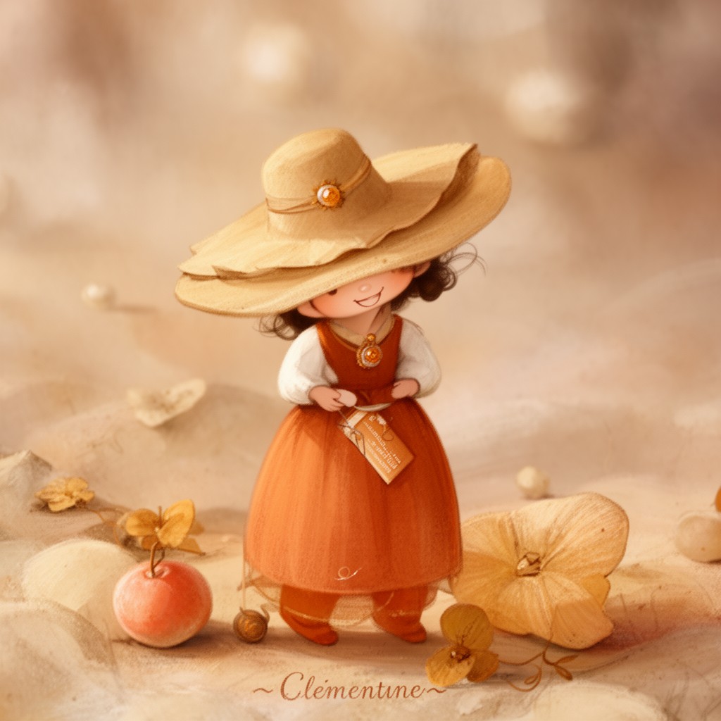 AI-generated illustration of Clémentine