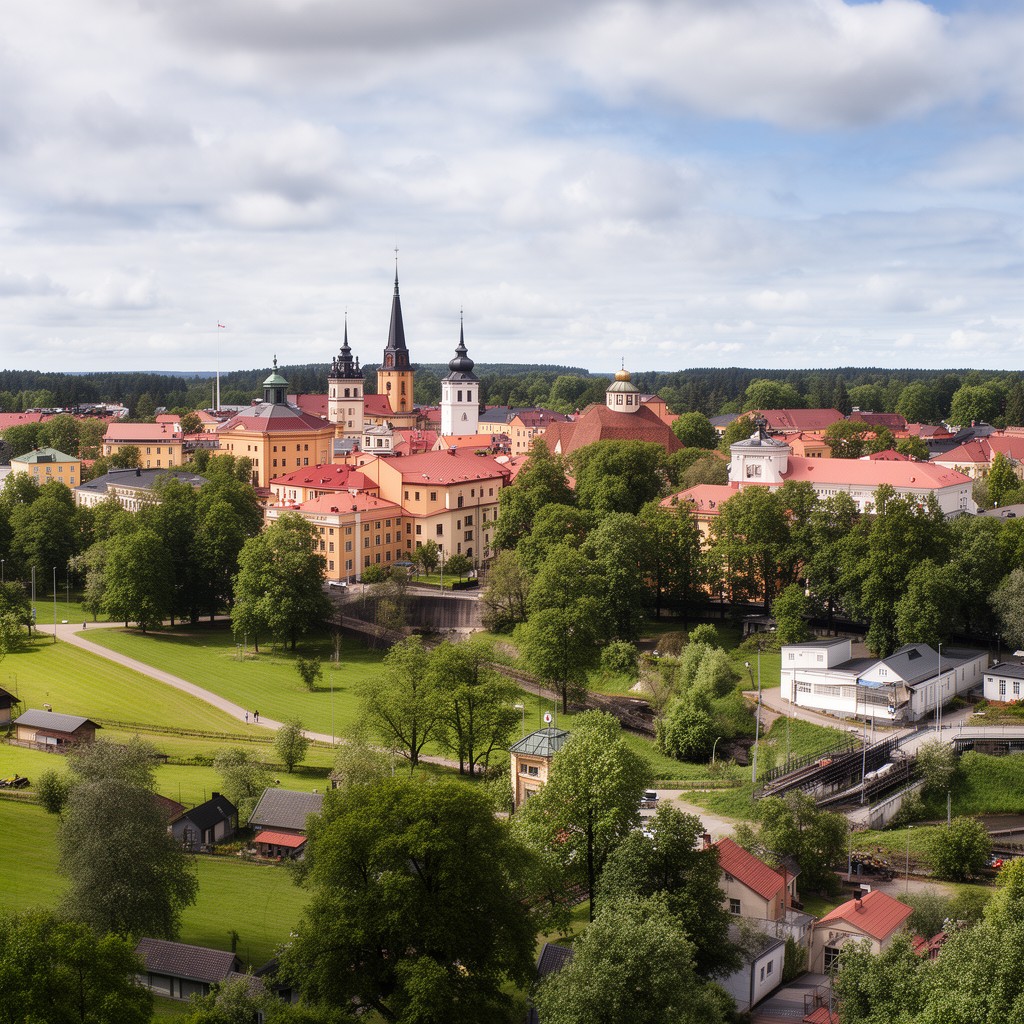 AI-generated illustration of Uppsala County