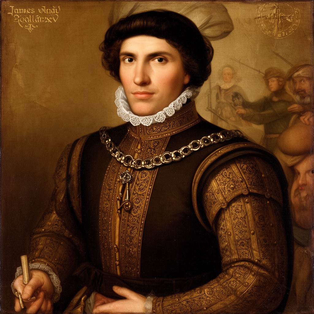 AI-generated illustration of James IV of Scotland