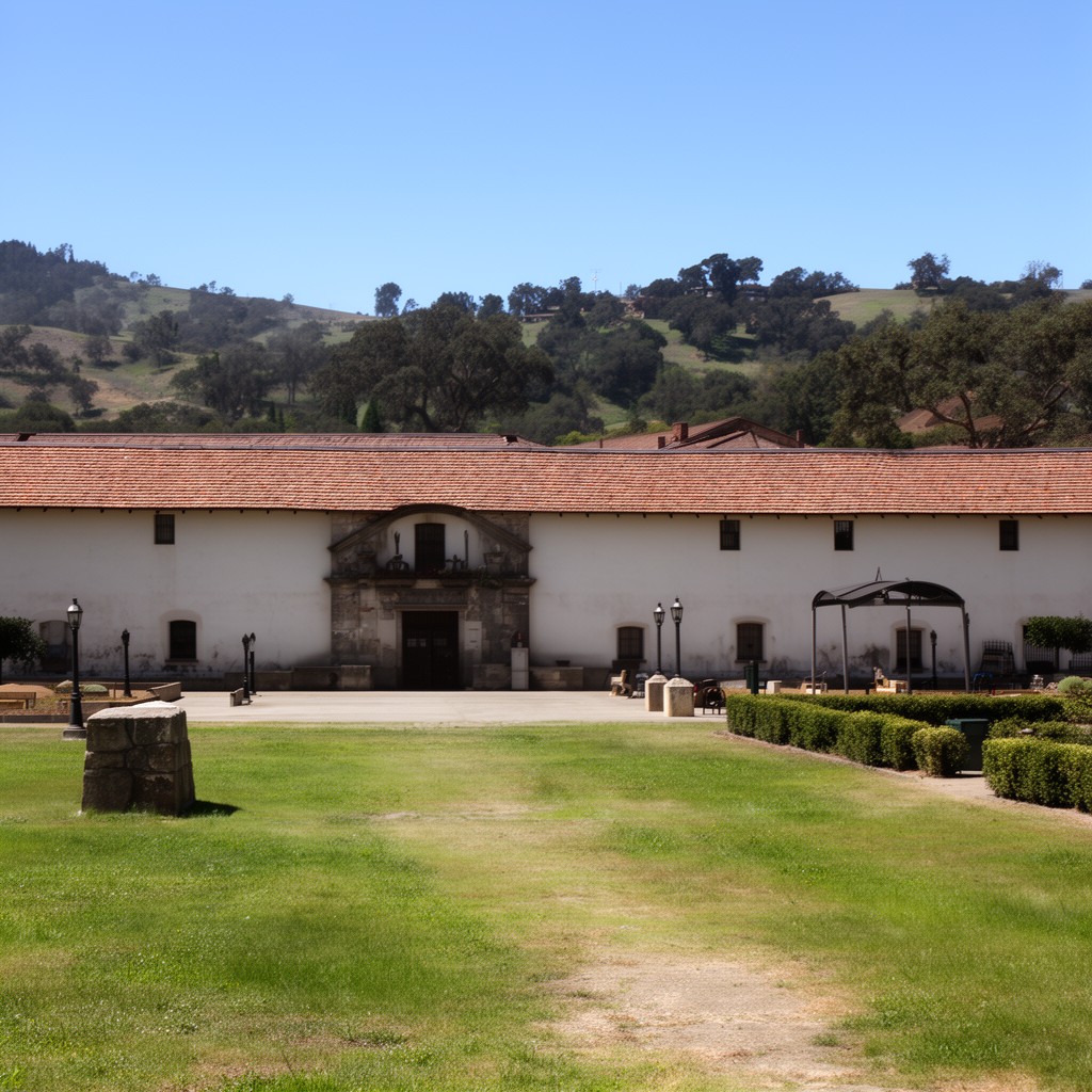 AI-generated illustration of Mission San Francisco Solano