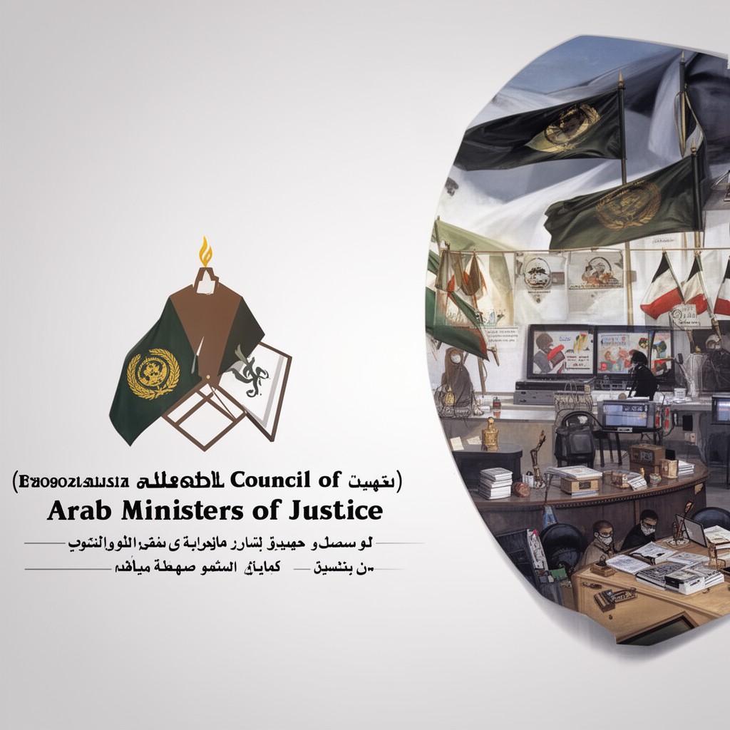 AI-generated illustration of Council of Arab Ministers of Justice