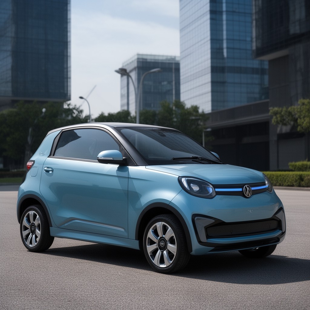 AI-generated illustration of Baojun E200