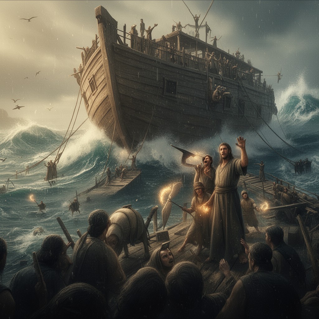 AI-generated illustration of Noah