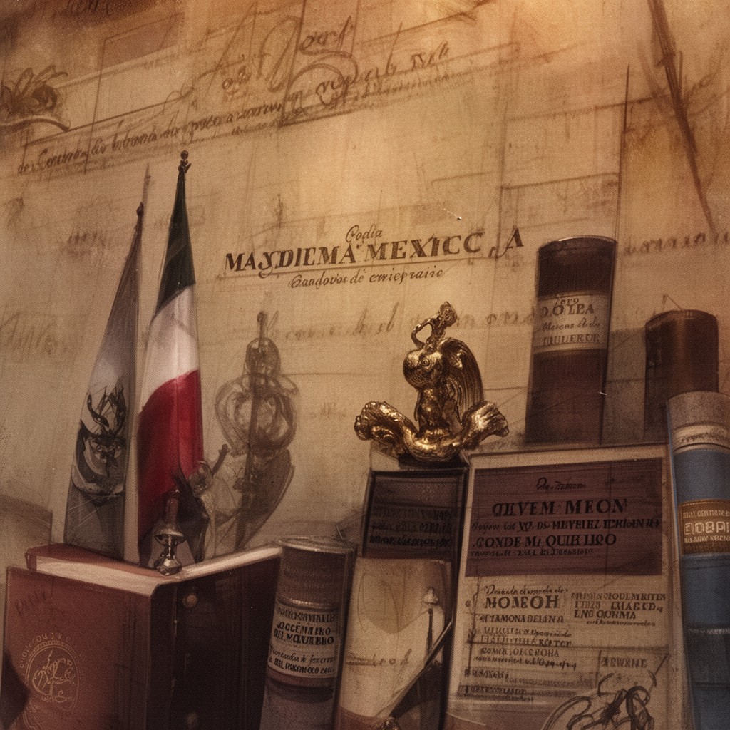 AI-generated illustration of Mexican Academy of Language