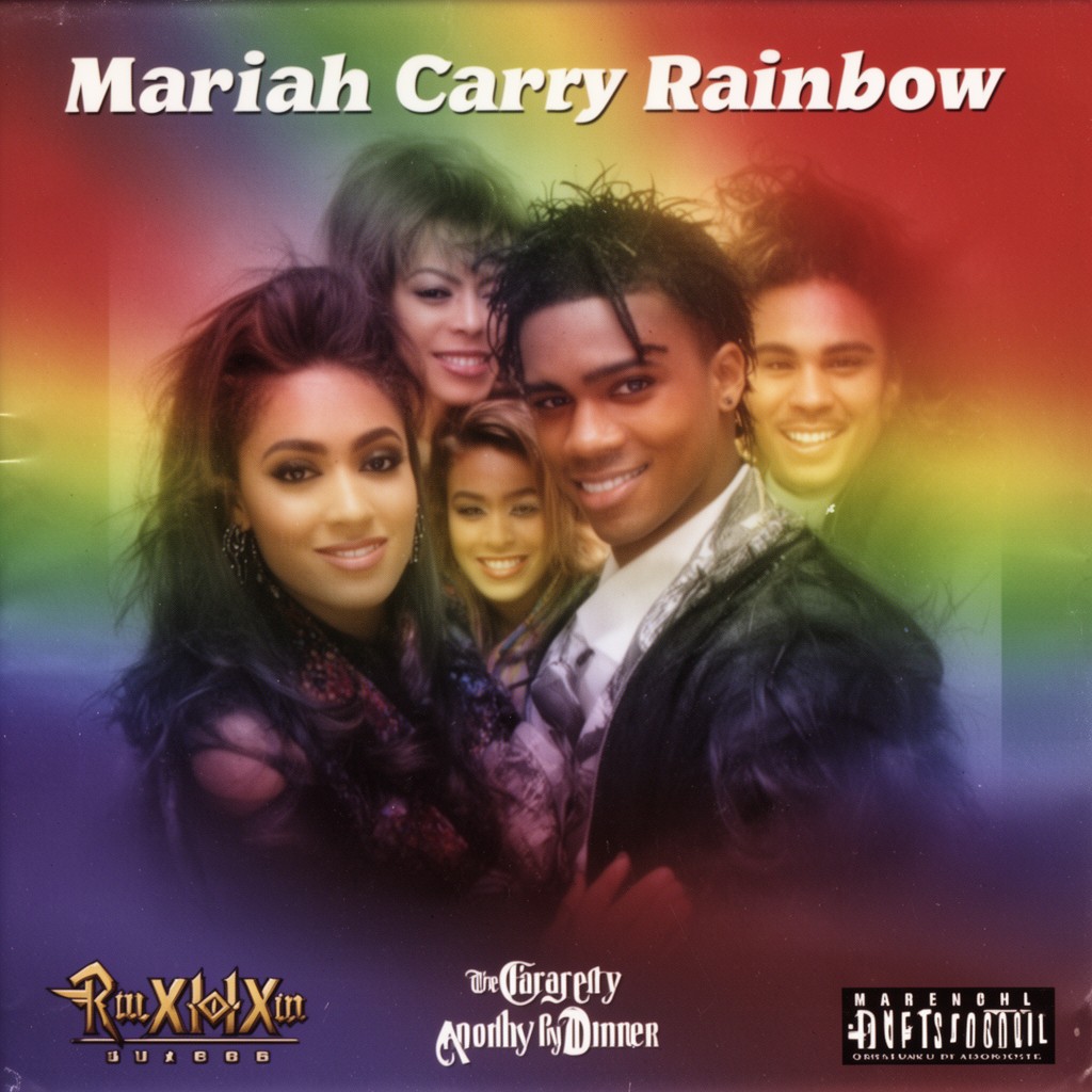 AI-generated illustration of album "Rainbow"