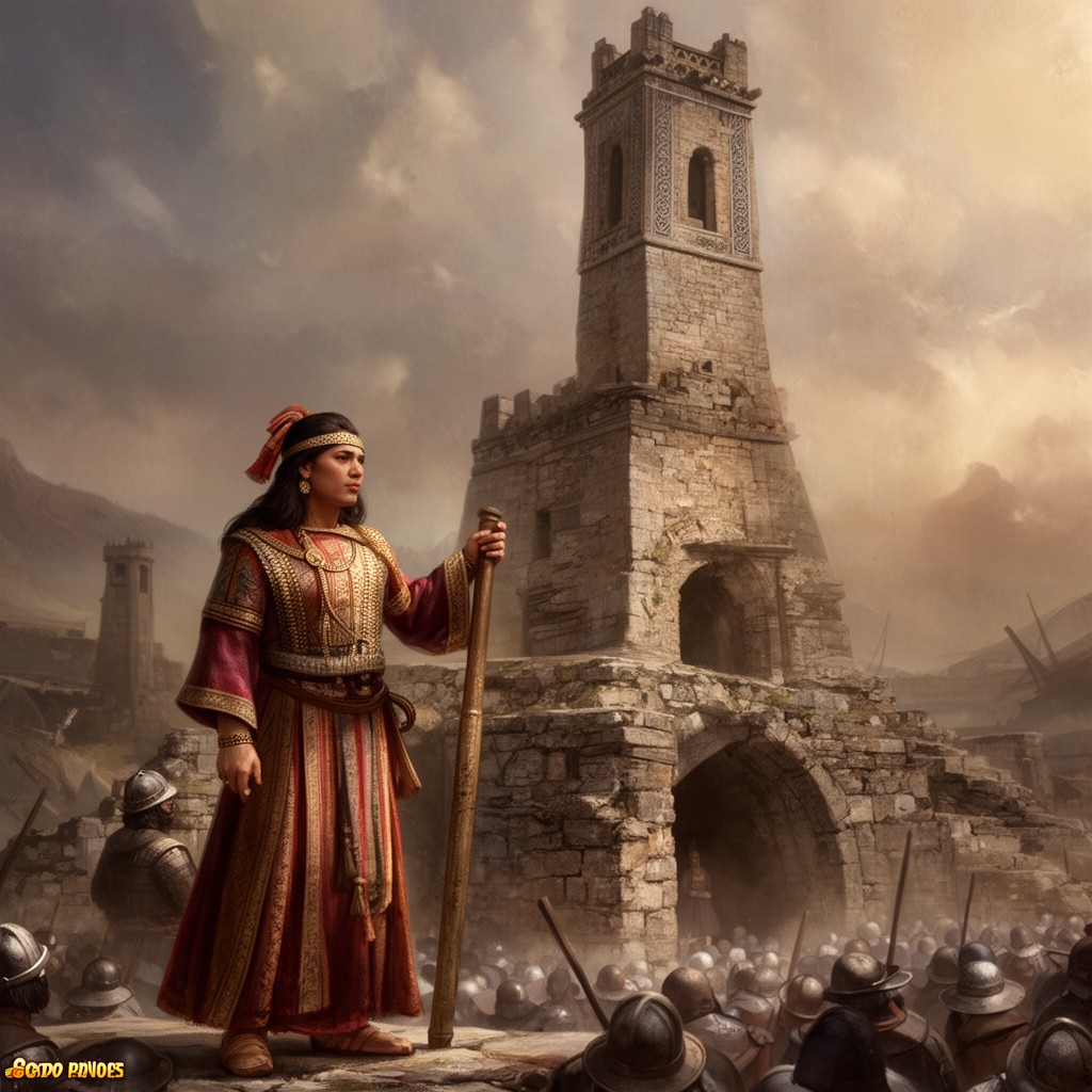 AI-generated illustration of Manco Inca Yupanqui
