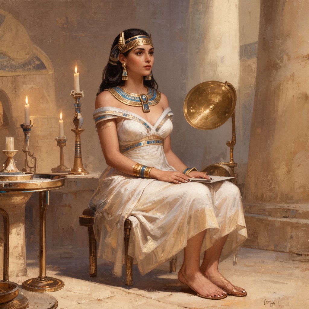 AI-generated illustration of Pharaoh’s daughter