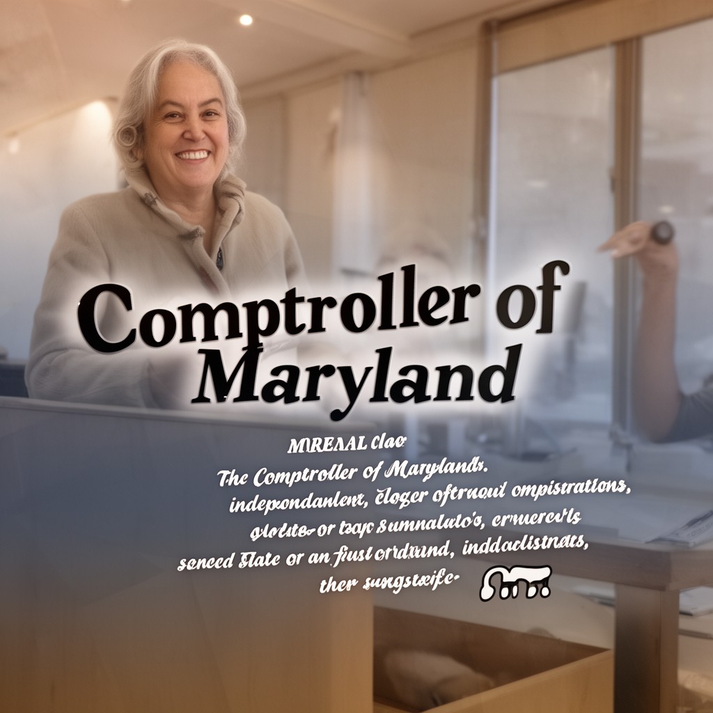 AI-generated illustration of Comptroller of Maryland