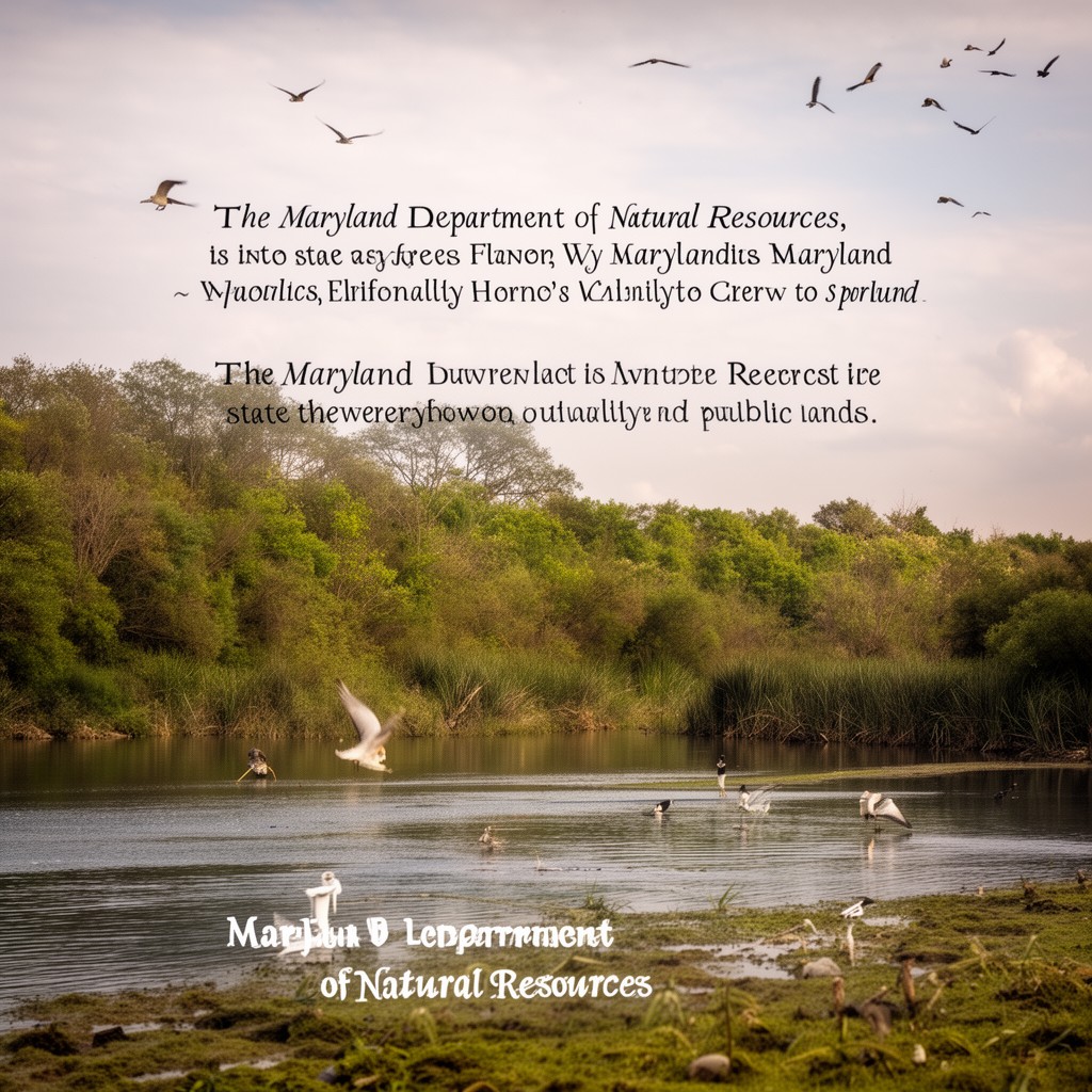 AI-generated illustration of Maryland Department of Natural Resources