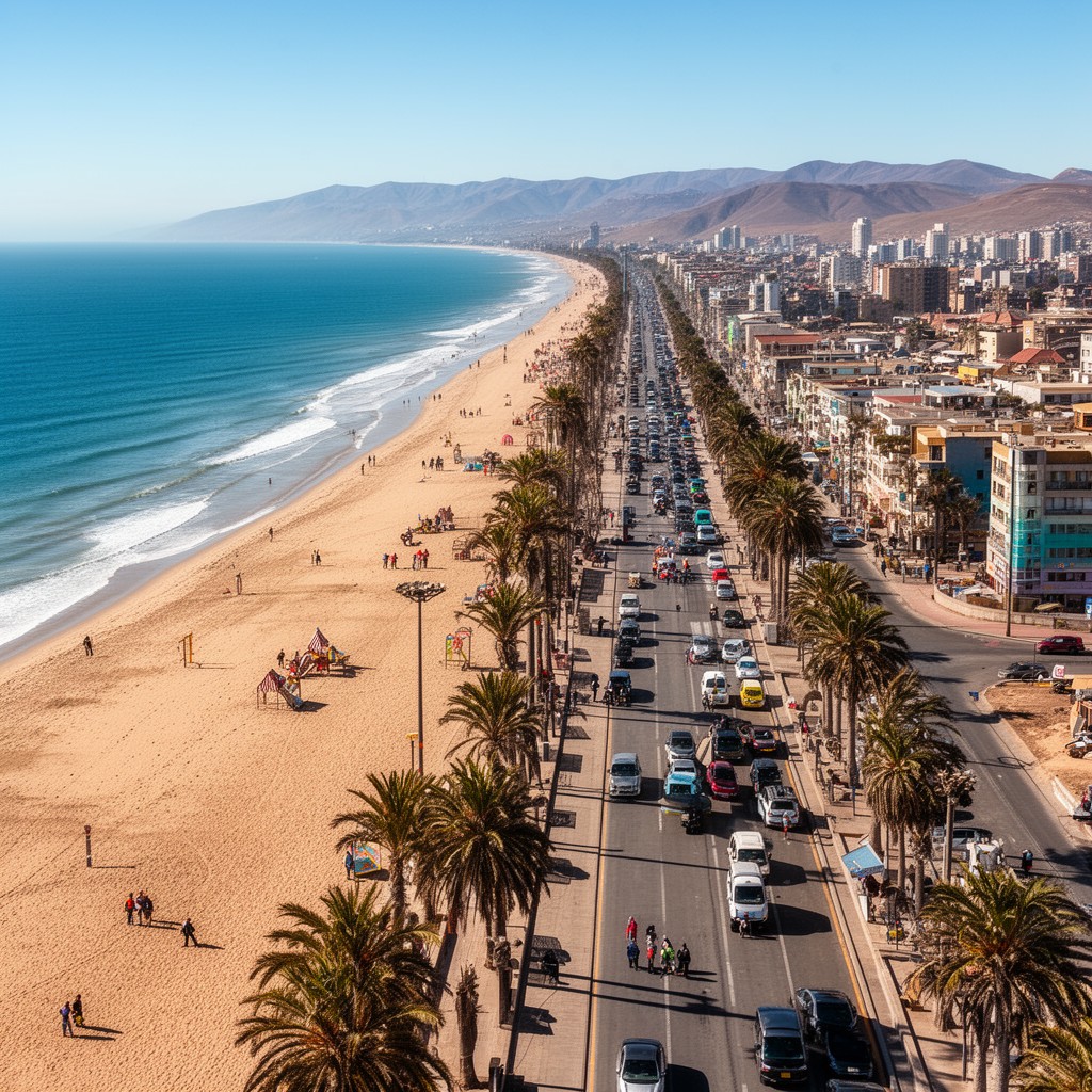 AI-generated illustration of Avenida del Mar